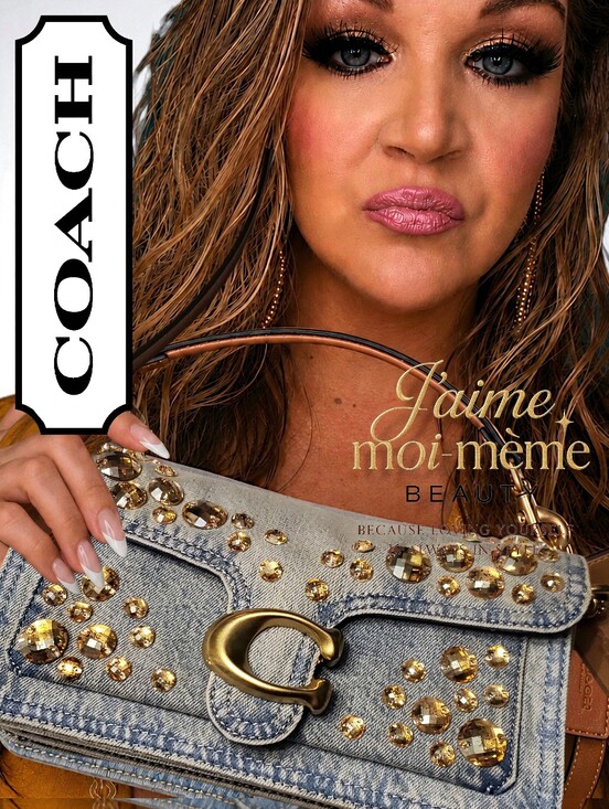 Coach Handbags - Coach RETAIL Bleach Washed Loved Denim Tabby 26 Distressed Crystals Style CCW92